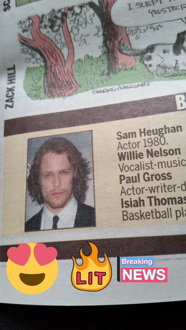 Sam Heughan’s Birthday Celebration | HappyBday.to