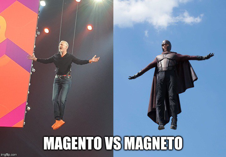RicTempesta: Flying superhero spotted at #magentoimagine 2019. /cc @jasonwoosley_mg https://t.co/Cq1kjTOpMJ