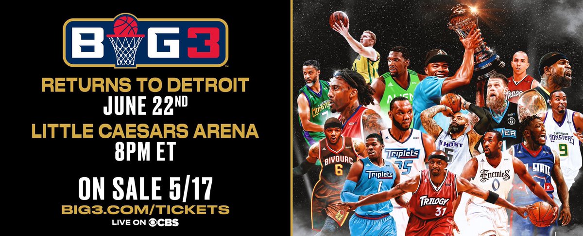 ⁦@thebig3⁩ is coming to the D! https://t.co/PUTmLXRsG8