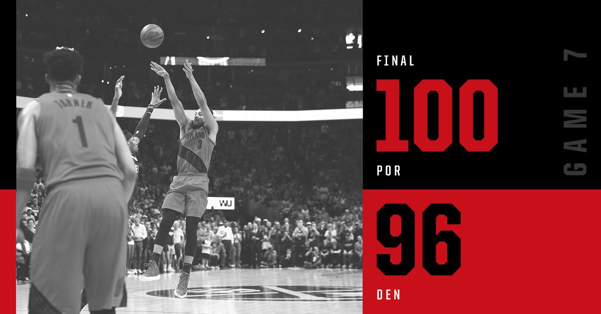 RT @trailblazers: BLAZERS. IN. 7. https://t.co/hjp7rUSJ7V