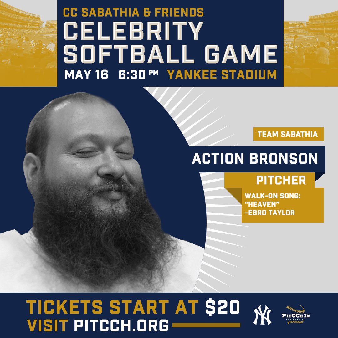 RT @CC_Sabathia: ???? @ActionBronson #TeamCC Roll Call ???? https://t.co/Cypcly1dvM https://t.co/0F8zlYZ68k