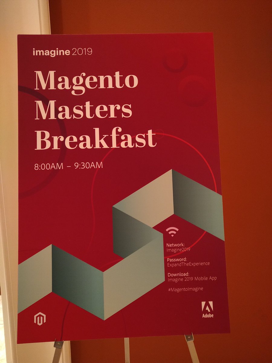 hirokazu_nishi: Masters breakfast #MagentoImagine https://t.co/QtpWCPQVC3