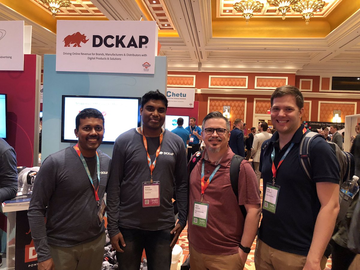 DCKAP: Thank you Kevin and Doug @EBSCO  to stop by our booth #MagentoImagine https://t.co/Imy2vhQyJ2