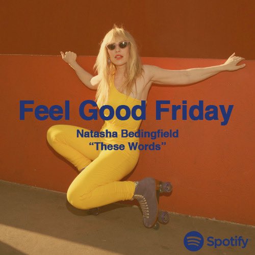 Thank you @Spotify !! ???? ???? ???? #TheseWords #FeelGoodFriday Listen here: https://t.co/qqotCyMJau https://t.co/pCPp85sBbs