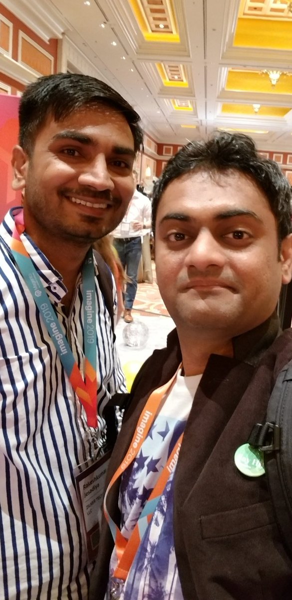 JigneX: With @RakeshJesadiya #Imagine2019 #MagentoImagine https://t.co/Oi8jlp2kTj