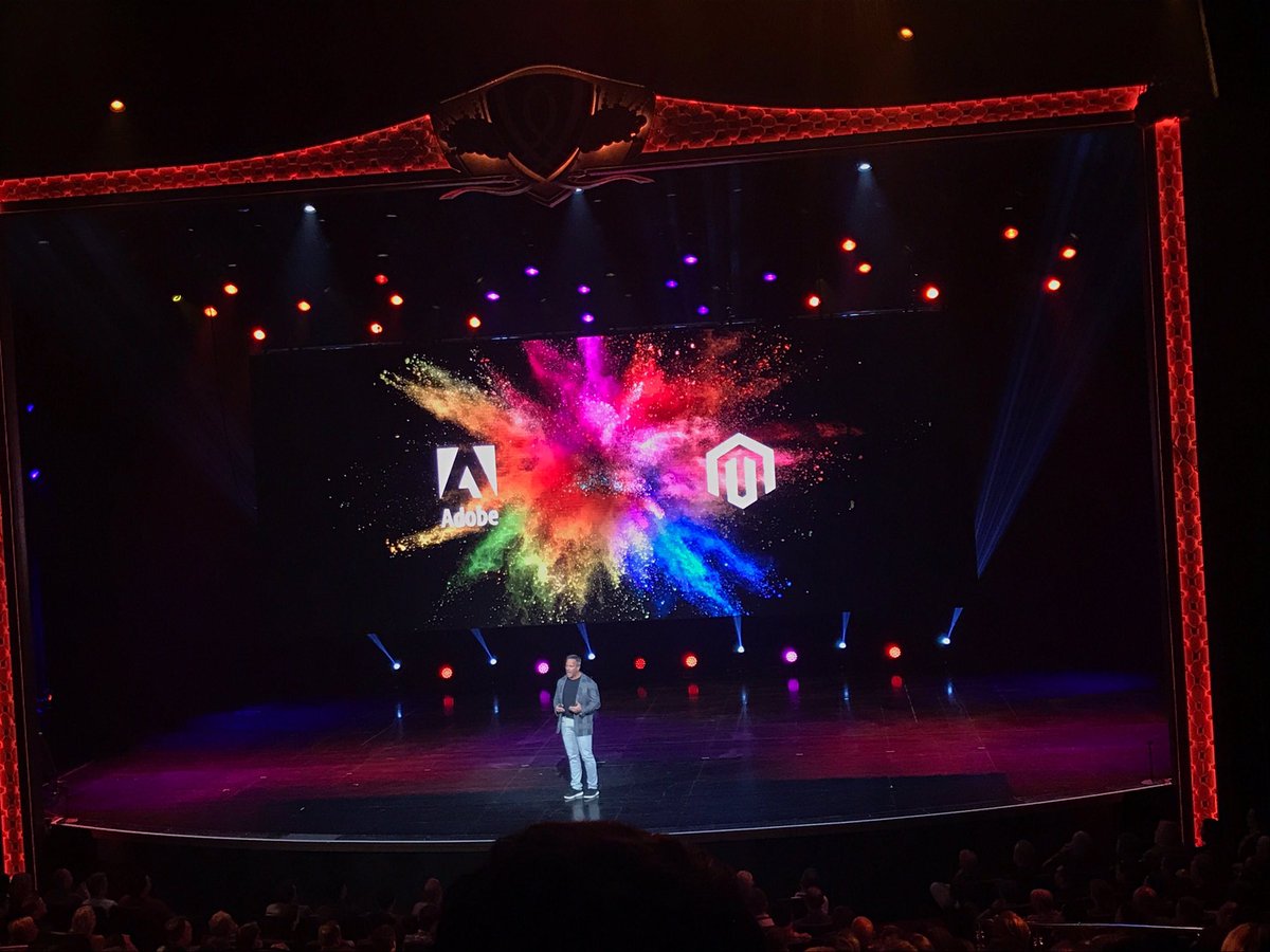 blueacornici: Keynote has started! @magento @Adobe #MagentoImagine https://t.co/EyRvENoDxq