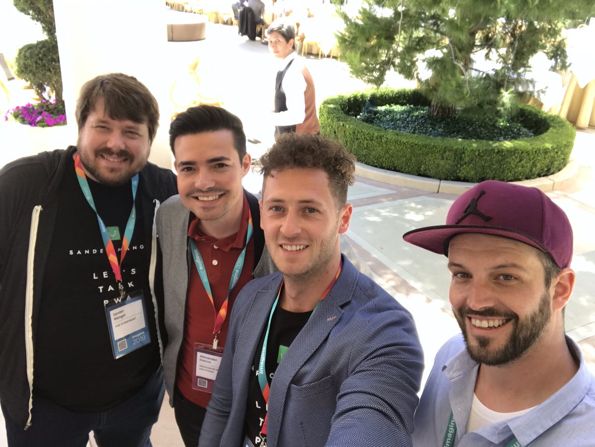 PatrickFriday20: #magentoimagine is insane, absolutely loving it. Thank you @alexanderdamm for meeting us! https://t.co/tYB56N6PnO