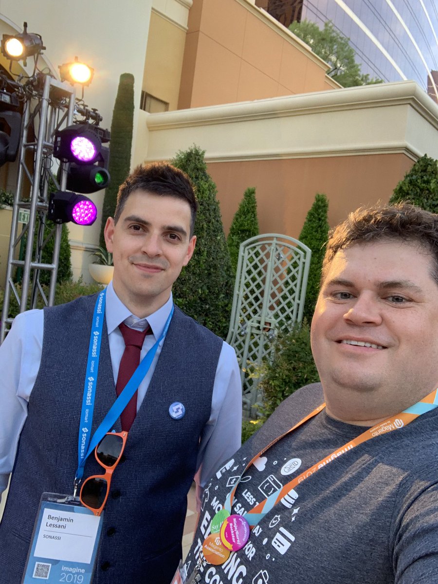 piotrekkaminski: The mythical Magento hosting rockstar is at #MagentoImagine! https://t.co/ANx7LLg4Jq