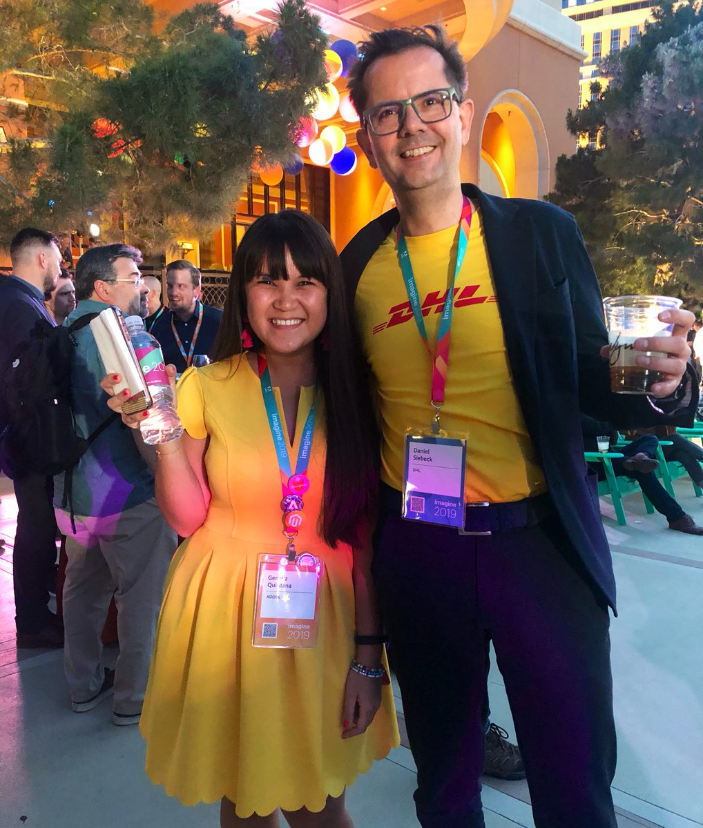 mysizelindsey1: When @jenuhleez and DHL match at #MagentoImagine @magento ⭐️💫☀️☄️💥🔥 https://t.co/i3rPJQM8DE