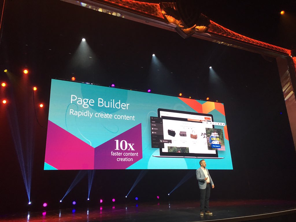 DCKAP: Great to see @magento Page Builder helps 10x faster content creation for the merchant #MagentoImagine https://t.co/y6HvTs14xr