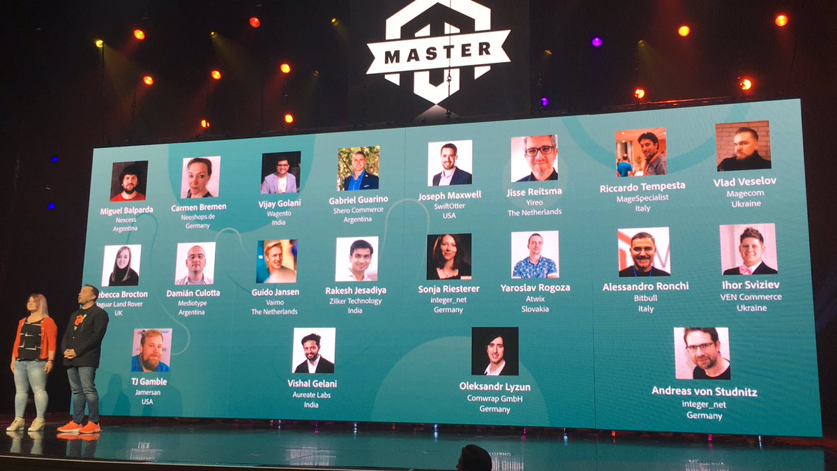 blackbooker: Looks at these guys! Rockstars!  #MagentoImagine https://t.co/3o3GkxIuKB