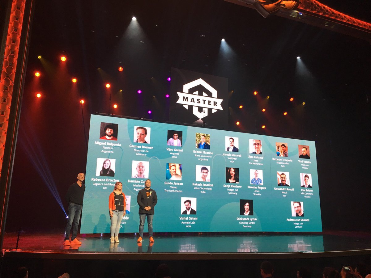 productimize: Congratulations @Magento masters 2019! #MagentoImagine https://t.co/lLLVzk9YXN