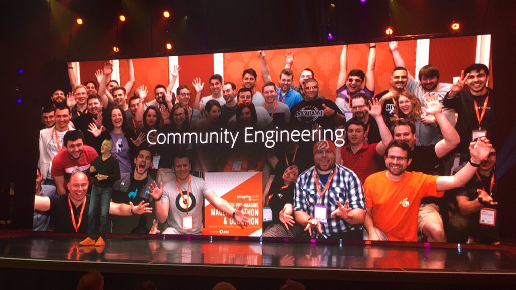 blackbooker: The faces of Magento Community Engineering.  #MagentoImagine https://t.co/wlk8zAMSFj