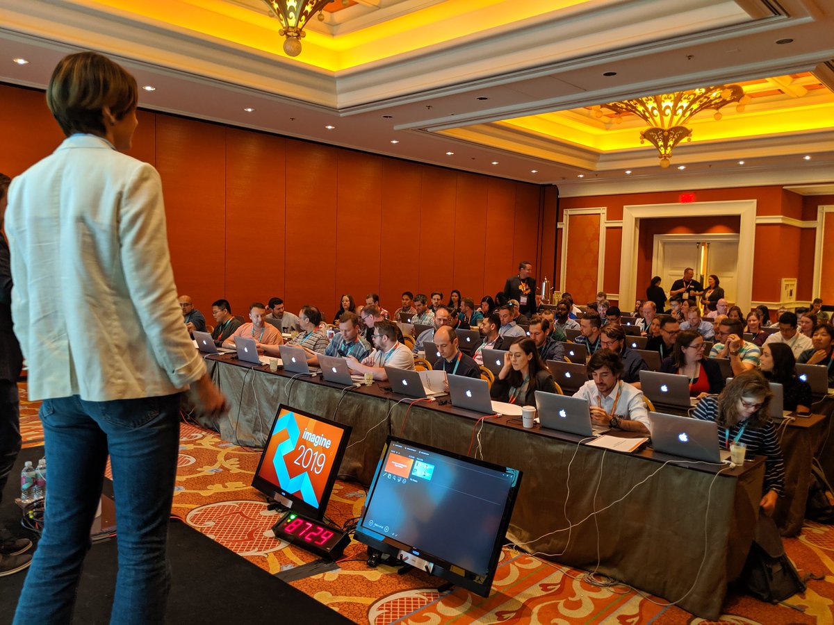 belbiy: @gella is having a full house on Page Builder labs. #MagentoImagine #imagine2019 #PageBuilder https://t.co/8qmIICm3NT