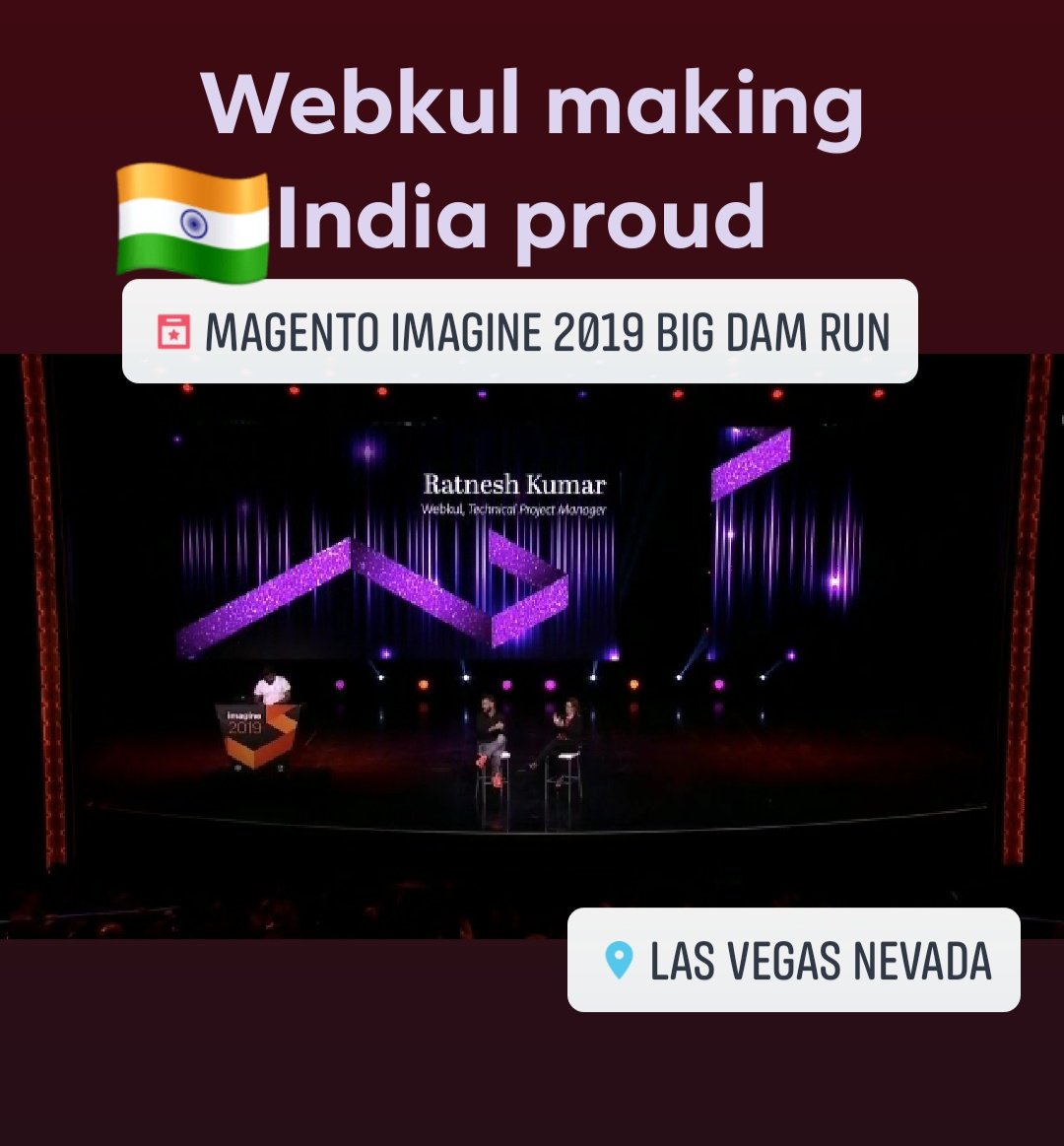 pulkitsrivasta2: We Webkul is taking steps towards the future #ILMachineLearning #MagentoImagine #Webkul #Mobikul https://t.co/O82EeGvpAu