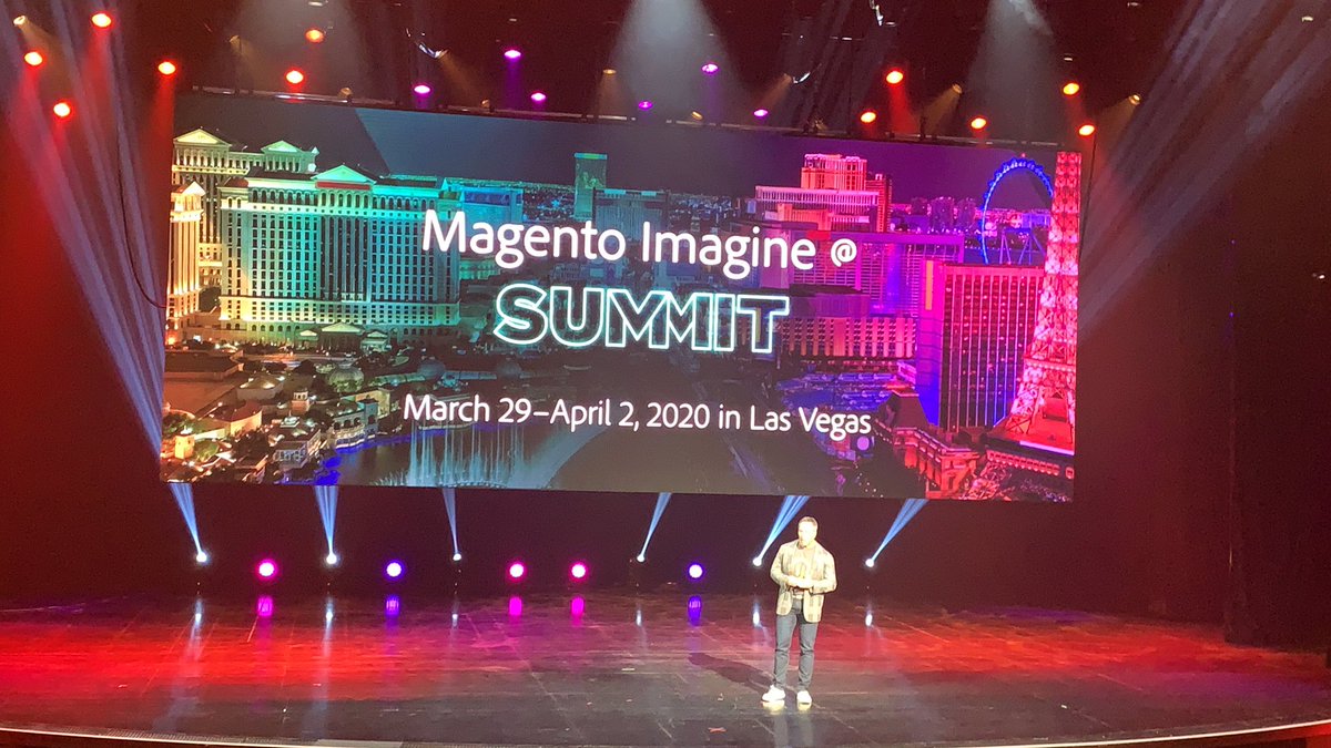 mittalmanishm: Announced next year Magento imagine @SUMMIT #MagentoImagine https://t.co/5kCSfB2hNQ