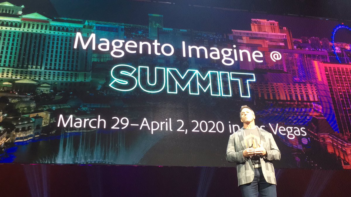 blackbooker: Imagine 2020 right here in Las Vegas alongside #AdobeSummit March 29th - April 2nd 2020!!!! #MagentoImagine https://t.co/kP1fVKwGqH
