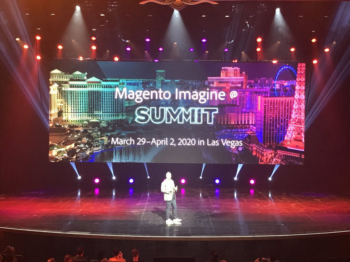 dverkade: Magento Imagine to be part of the bigger Adobe Summit next year. #MagentoImagine https://t.co/9nLb7xaXHW