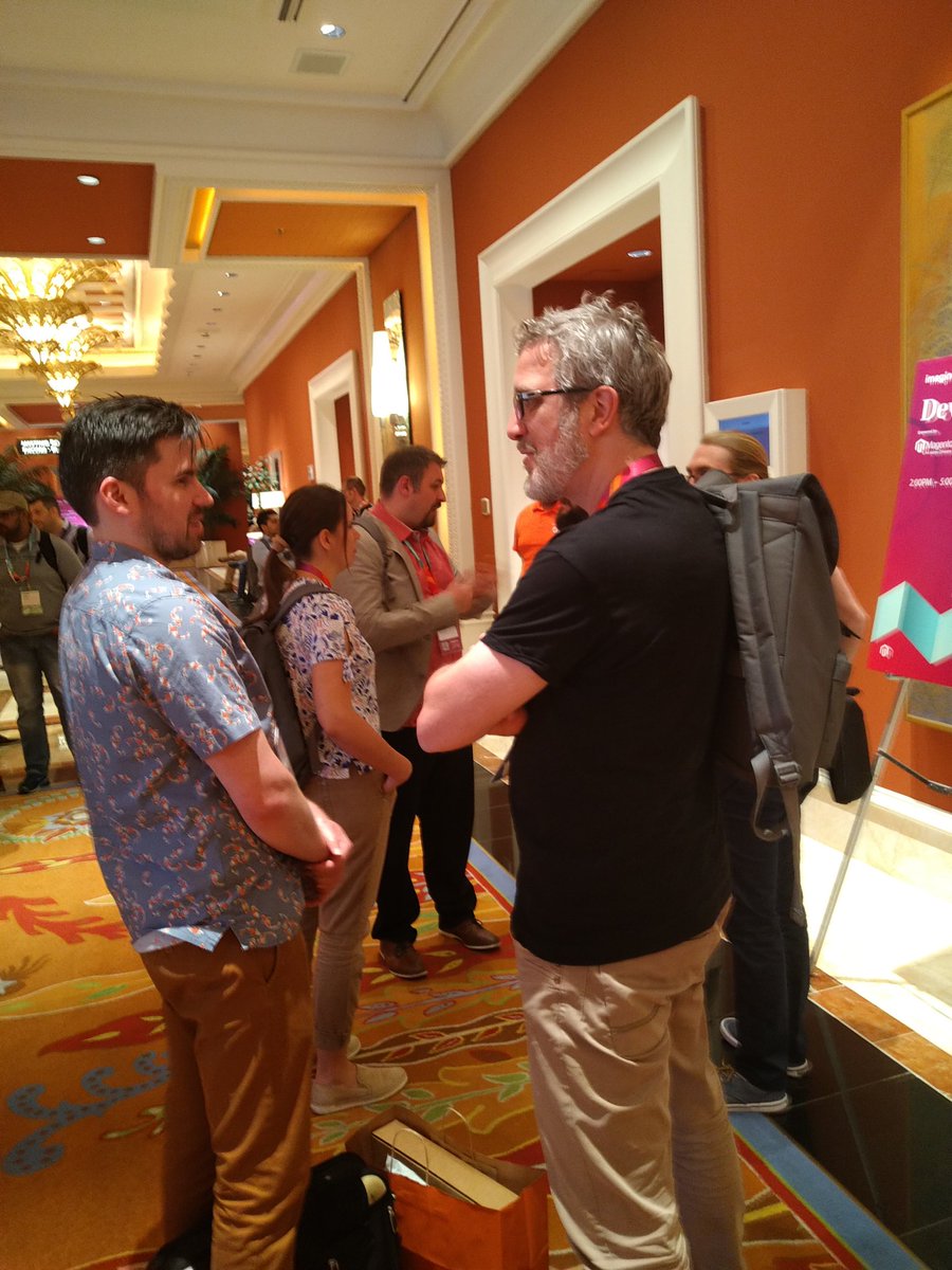 hirokazu_nishi: @magento #magento gurus are already discussing! #MagentoImagine #DevExchange https://t.co/jyCEegDGOI