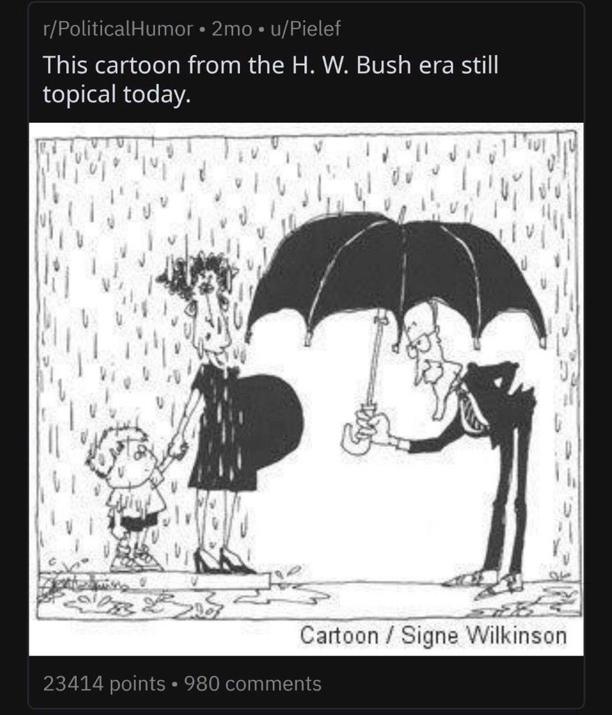 Cartoon from the H.W. Bush era. https://t.co/pPhoV9k9sZ