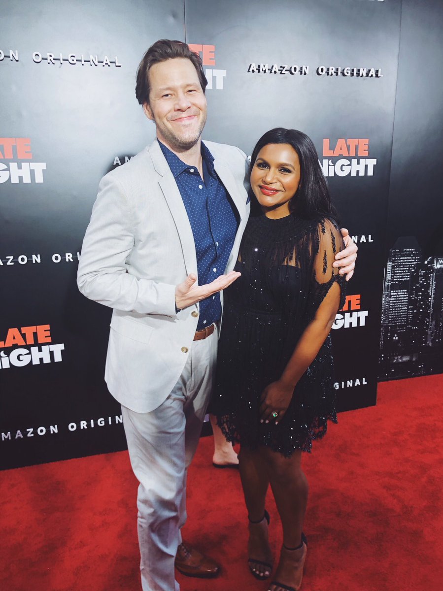 Update: @ikebarinholtz did, in fact, find the address to the premiere ???? #LateNightMovie https://t.co/w5EcNkcOHp