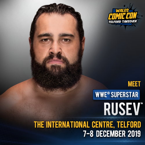 RT @walescomiccon: NEW MEDIA GUEST #WCC2019 - WWE® Superstar Rusev https://t.co/tUvKvFJL9x