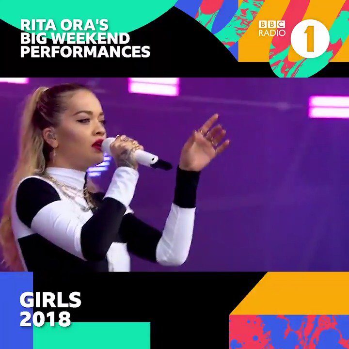 RT @BBCR1: Slaying our stage since 2013 ❤️????
Which @RitaOra #BigWeekend performance is your fave? https://t.co/nLkxSdsLtJ