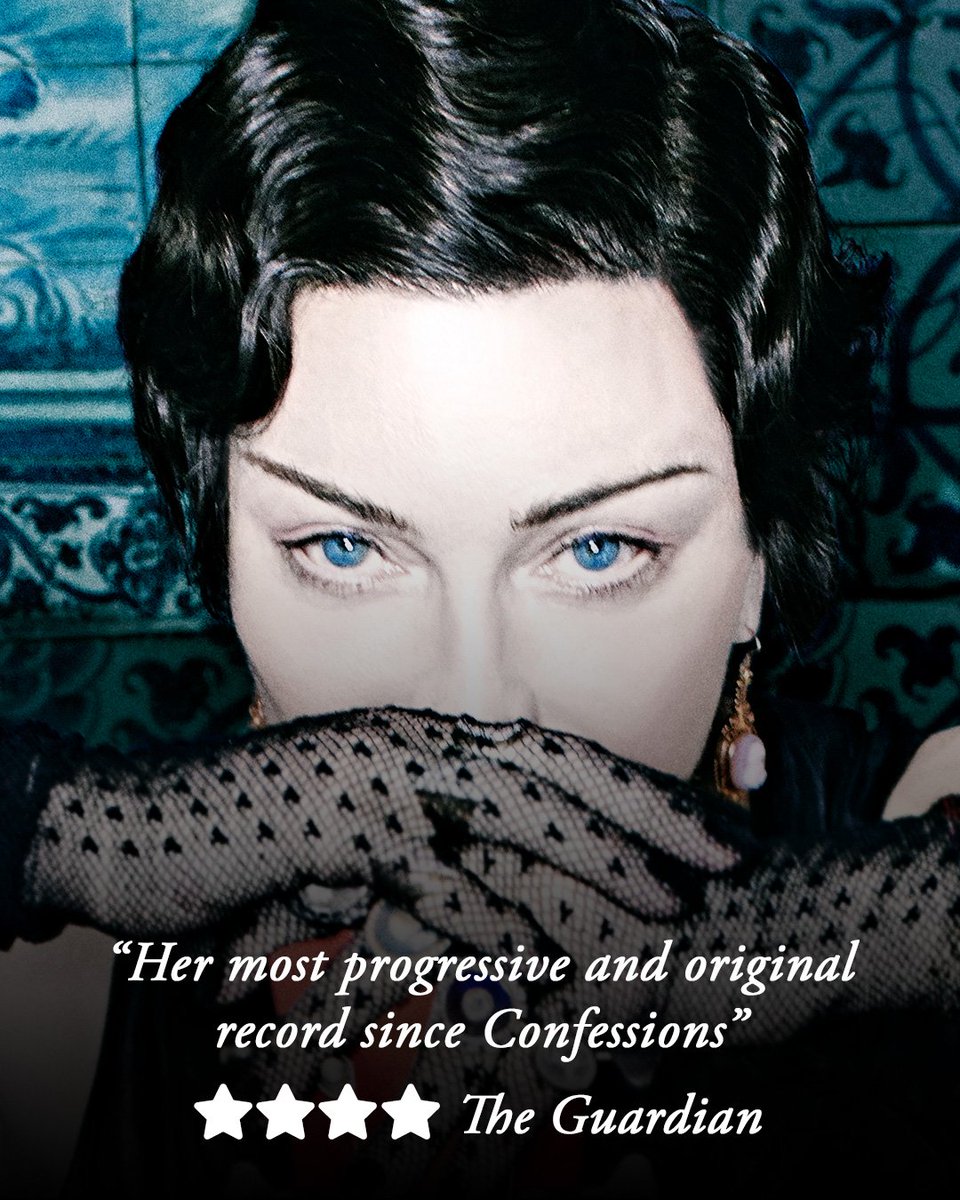 “Her most progressive and original record since Confessions.” Madame ❌ by @guardian ❌ https://t.co/dxSZFRdtVL https://t.co/pEz1nyIZrg