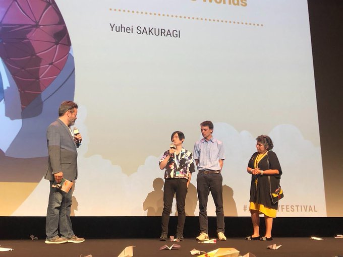 現在フランスで開催中の【アヌシー国際アニメーション映画祭】にて、『#あした世界が終わるとしても 』が公式上映されました🎥 現在フランスで開催中の【アヌシー国際アニメーション映画祭】にて、『#あした世界が終わるとしても 』が公式上映されました🎥