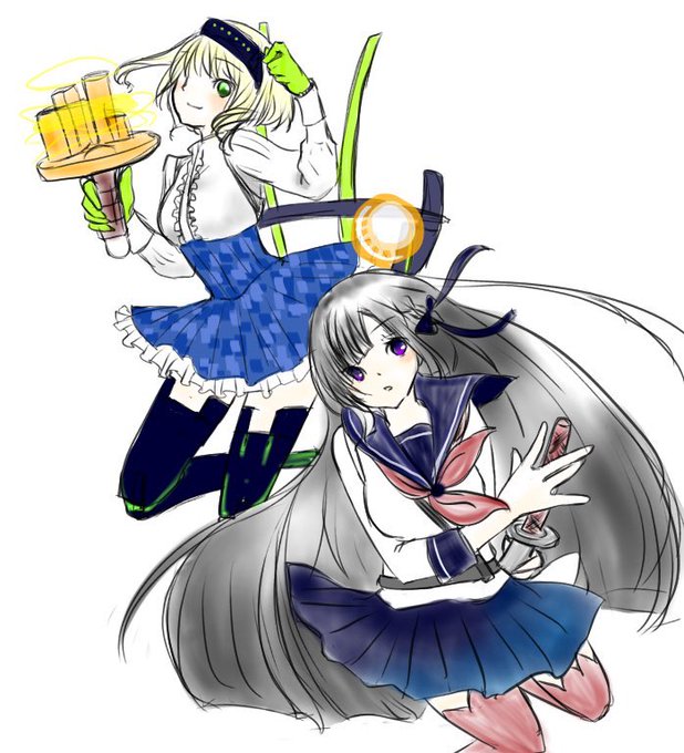 セブンスドラゴンの刀子ちゃんとガンストのリューシャちゃん。この辺りで力つきるから書きかけばっか増えていく。 セブンスドラゴンの刀子ちゃんとガンストのリューシャちゃん。この辺りで力つきるから書きかけばっか増えていく。