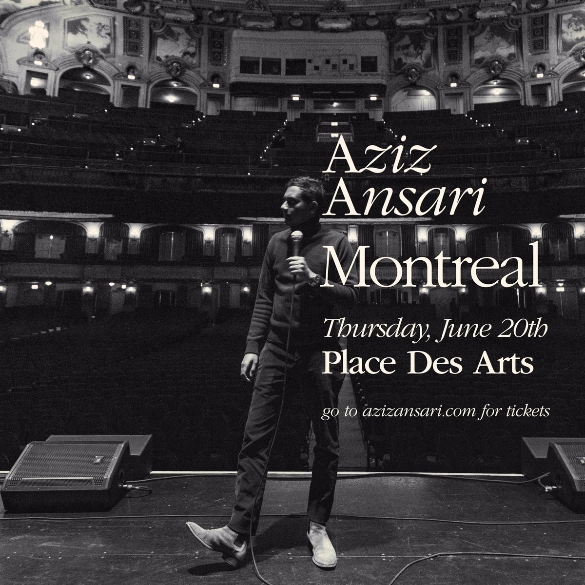 Montreal: I’ll be Place Des Arts this Thursday June 20. Get tickets at  