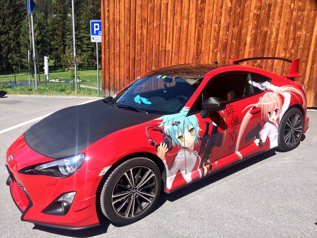Ita-sha in Switzerland.スイスの痛車。緋弾のアリアとエヴァ。#JapaniMangaNight20 Ita-sha in Switzerland.スイスの痛車。緋弾のアリアとエヴァ。#JapaniMangaNight20