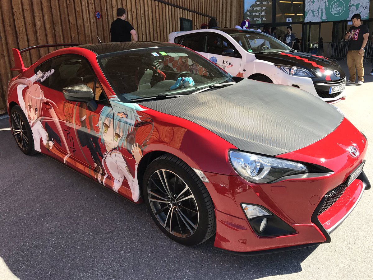 スイスでまさかの緋弾のアリア痛車!すごいですな… スイスでまさかの緋弾のアリア痛車!すごいですな…
