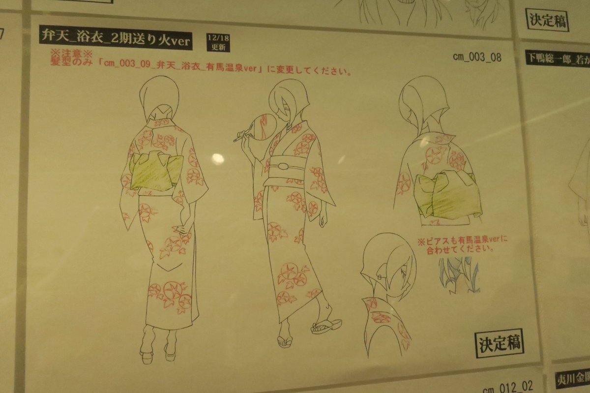 昨日の有頂天家族の原画展 昨日の有頂天家族の原画展