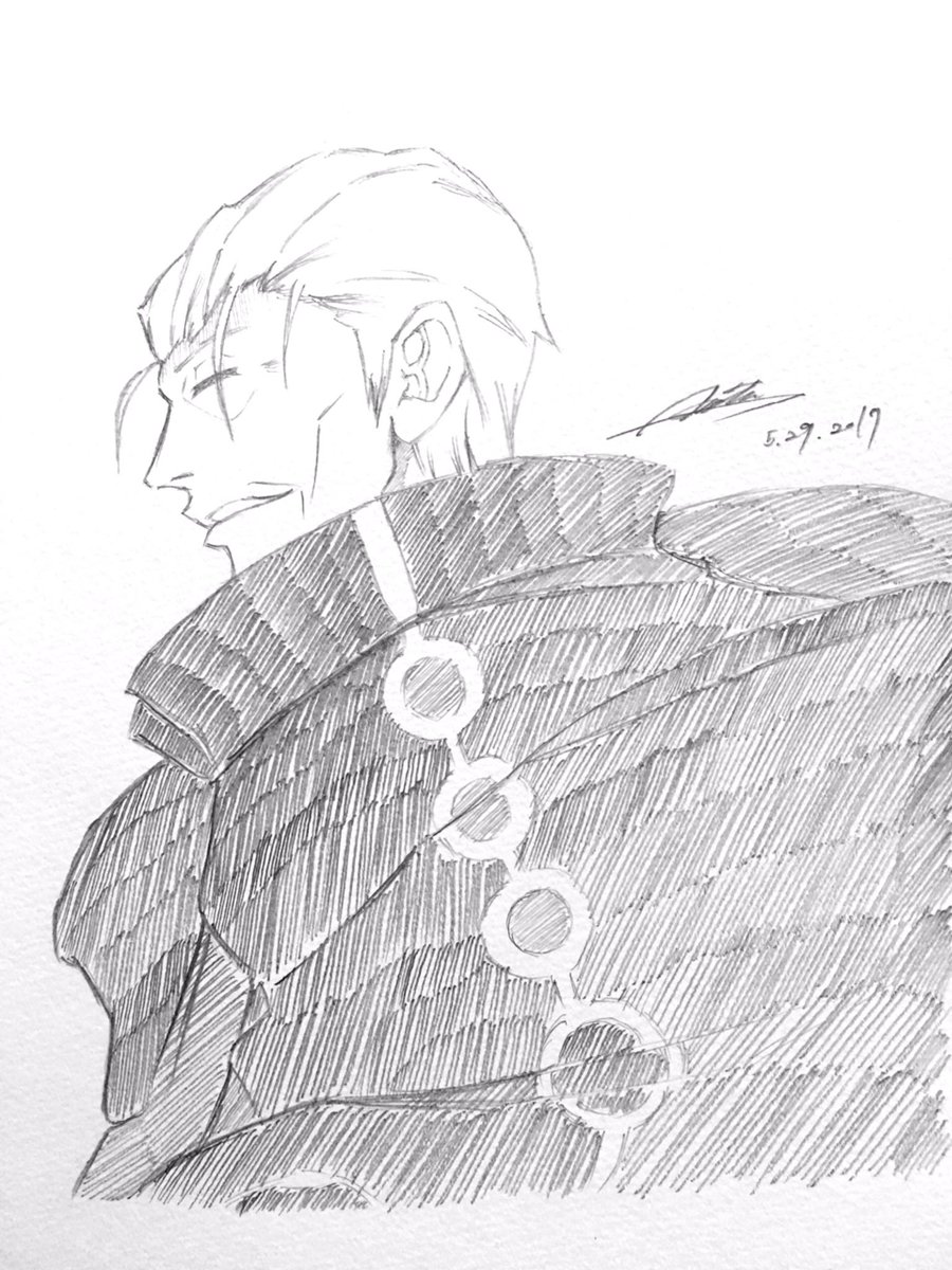 ワールドトリガーよりウィザ翁描きました!#ワールドトリガー #模写 ワールドトリガーよりウィザ翁描きました!#ワールドトリガー #模写