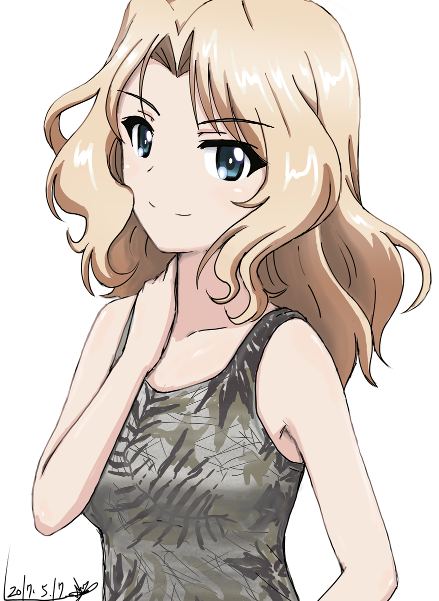 ガルパンイラスト2017№66:私服おケイさん#ガルパン #GuP #garupan ガルパンイラスト2017№66:私服おケイさん#ガルパン #GuP #garupan