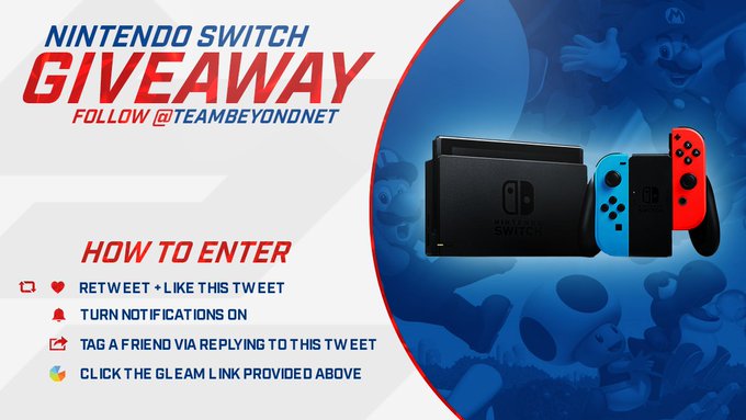 Beyond Nintendo Switch Giveaway! Beyond Nintendo Switch Giveaway!
