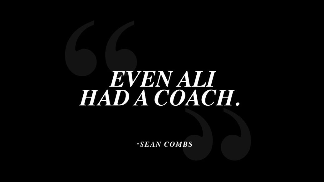 Even Ali had a coach!! #HustleHarder https://t.co/GnY8fLSnRc