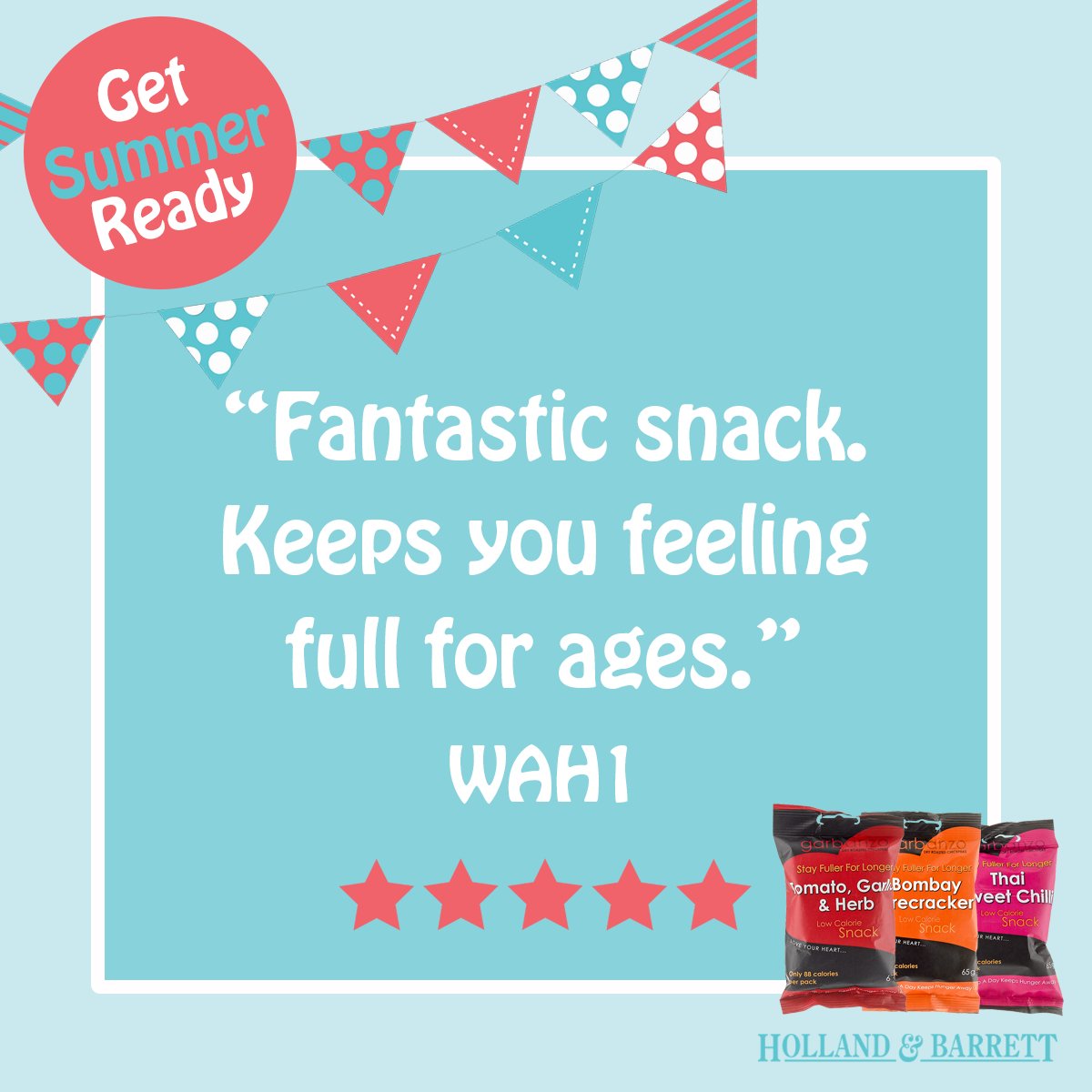 Look what our lovely customer had to say about Garbanzo Dry Roasted Chickpeas! https://t.co/ROIjWXi5bm