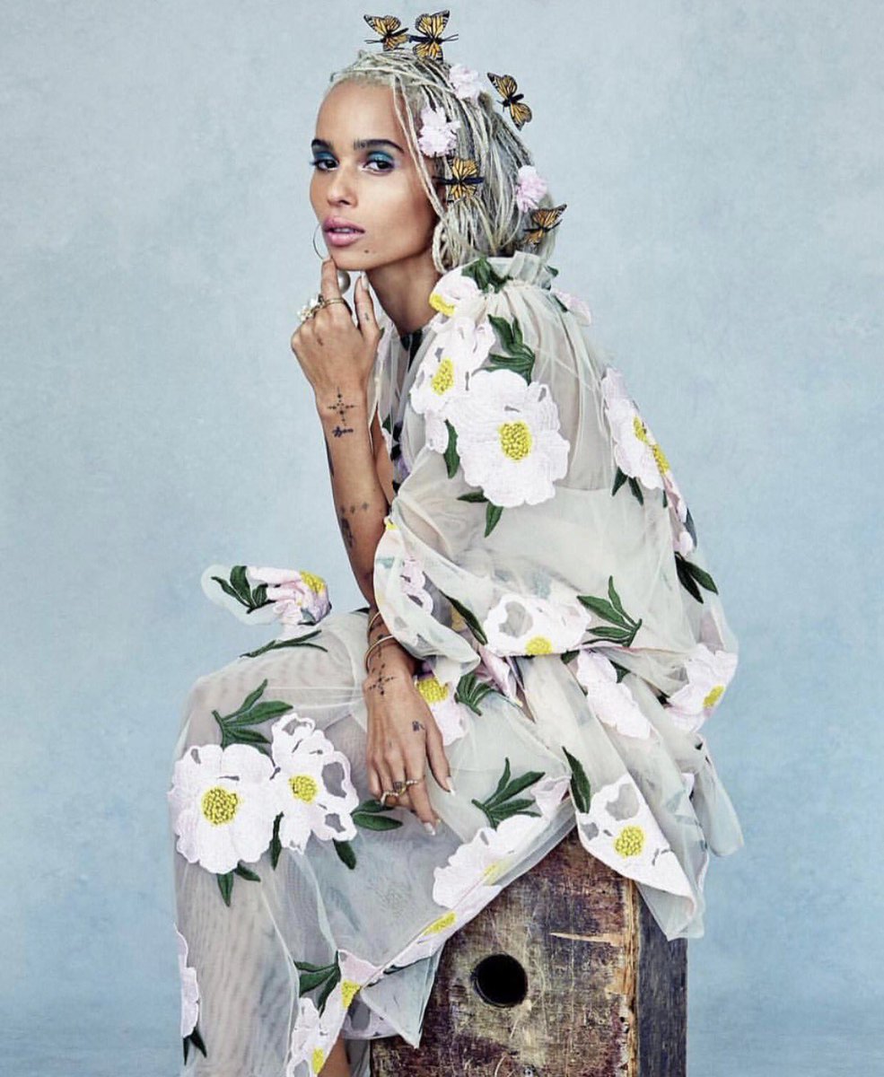 Obsessed with @ZoeKravitz shoot with @Allure_magazine stunningly beautiful ???? https://t.co/1ismnIav2C