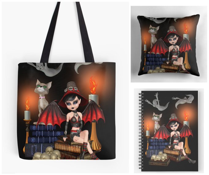 With Love for Horror Books: Demon Witch Notebook, Tote Bag & Pillow Giveaway With Love for Horror Books: Demon Witch Notebook, Tote Bag & Pillow Giveaway