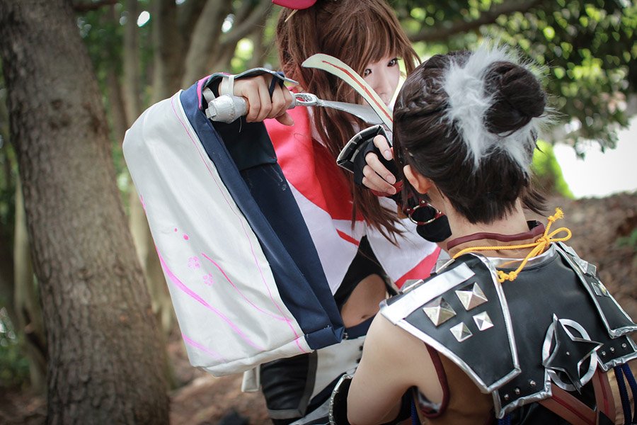 (コスプレ)戦国無双~真田丸~ くのいち:もくず、佐助:わたし (コスプレ)戦国無双~真田丸~ くのいち:もくず、佐助:わたし