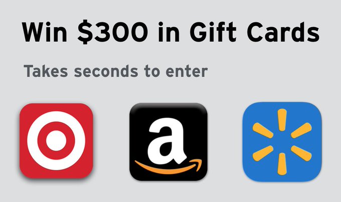 $300 Gift Cards Giveaway (5/23 US) $300 Gift Cards Giveaway (5/23 US)