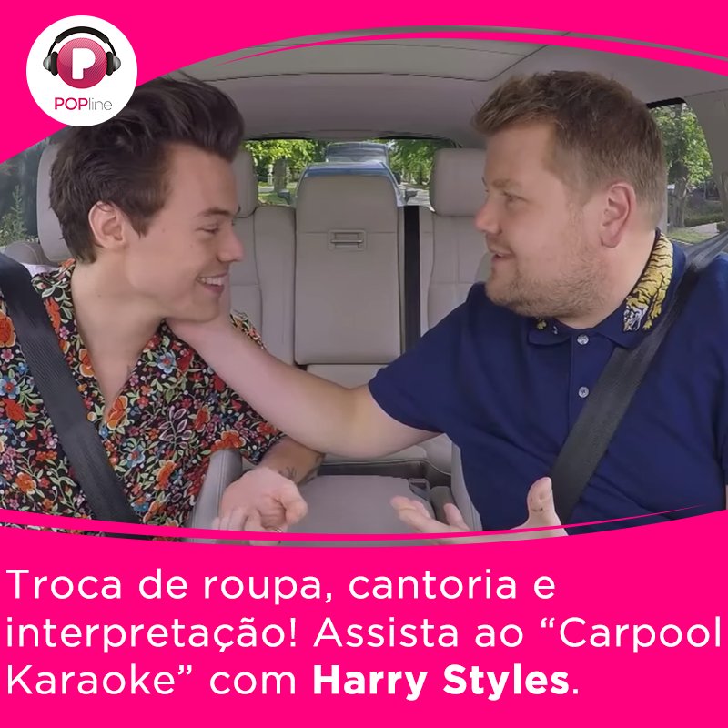 Harry Styles e James Corden