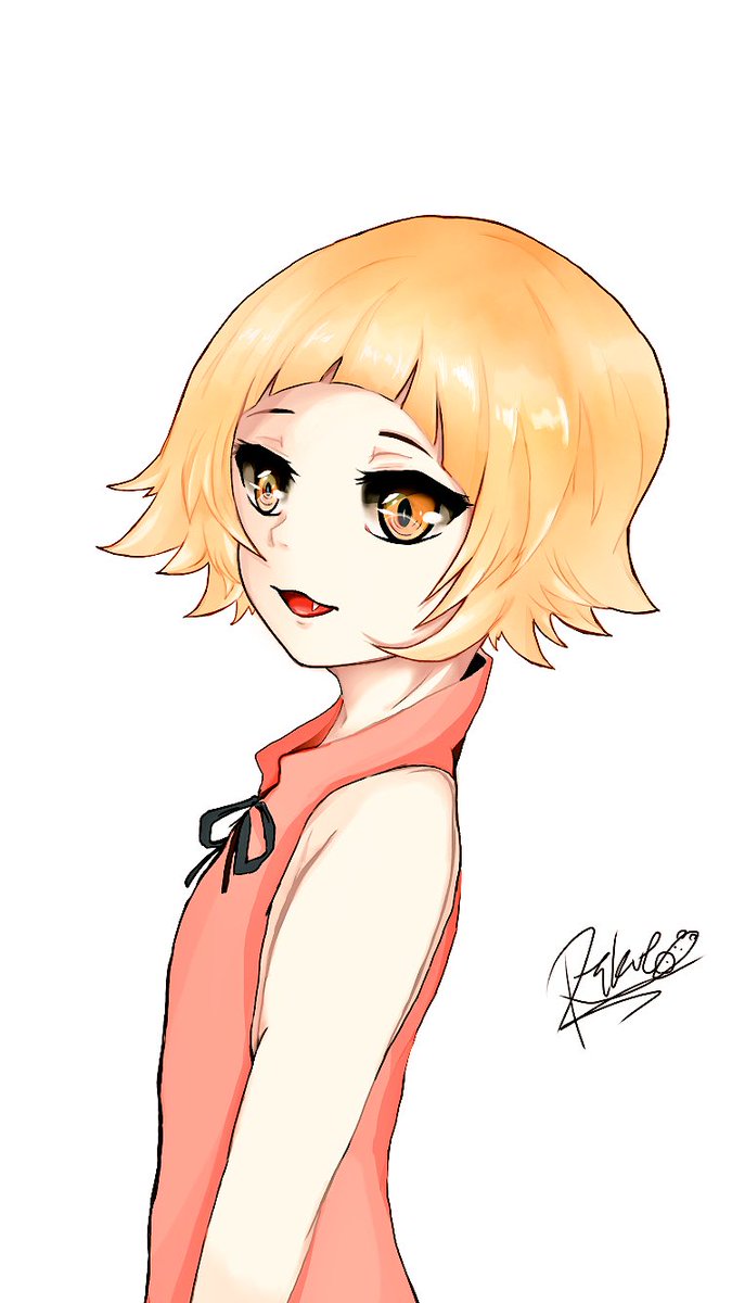 仕事の合間に傷物語の忍ちゃん描いてみた(時間がなく雑になりました。)#傷物語#忍 仕事の合間に傷物語の忍ちゃん描いてみた(時間がなく雑になりました。)#傷物語#忍