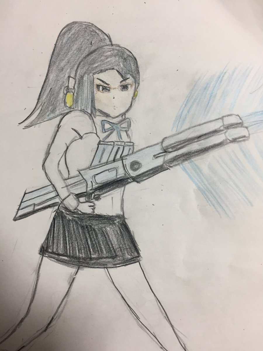 トリニティセブンのOPより浅見リリス に扮する小平先生#あんハピ版深夜の真剣お絵描き60分一本勝負 トリニティセブンのOPより浅見リリス に扮する小平先生#あんハピ版深夜の真剣お絵描き60分一本勝負