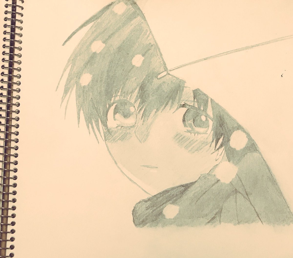 なんか黒くなってもうた笑笑まあ久々にお絵描きできたし間合いいっかな笑笑#僕らはみんな河合荘 なんか黒くなってもうた笑笑まあ久々にお絵描きできたし間合いいっかな笑笑#僕らはみんな河合荘