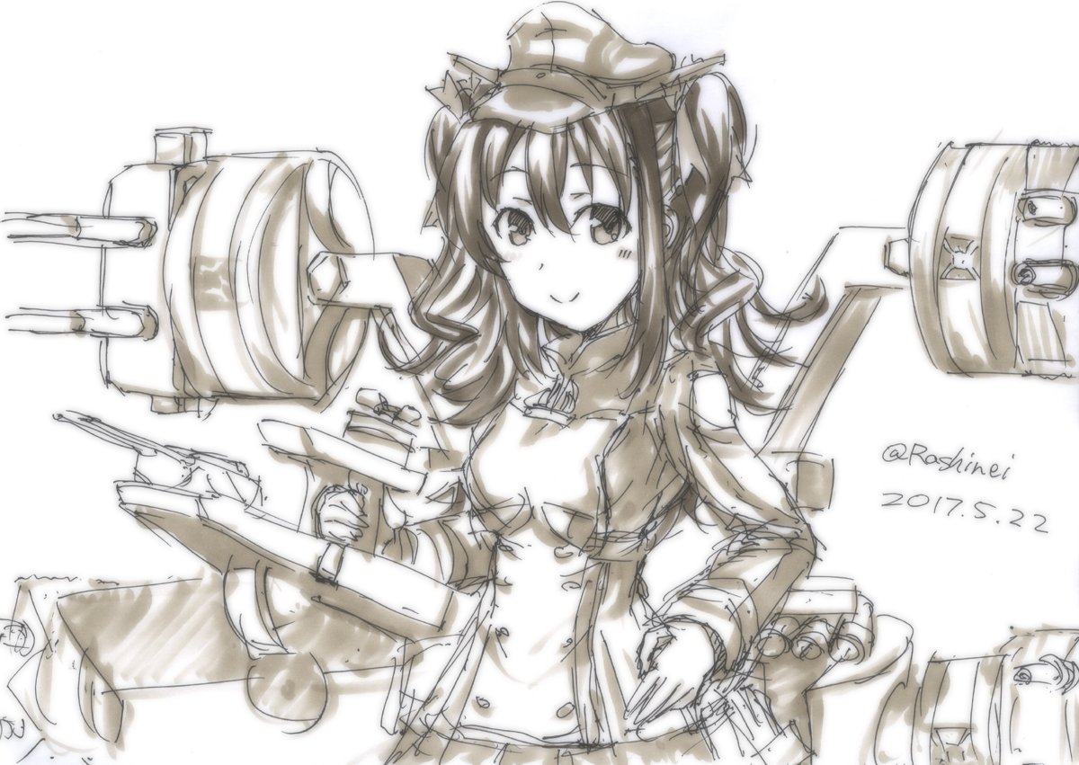 アクティヴレイドや野崎君とも迷ったけど、お船だし、オイゲンなルナちゃんお題キャラ 駿河留奈 平賀さんキーワード (無視可 アクティヴレイドや野崎君とも迷ったけど、お船だし、オイゲンなルナちゃんお題キャラ 駿河留奈 平賀さんキーワード (無視可