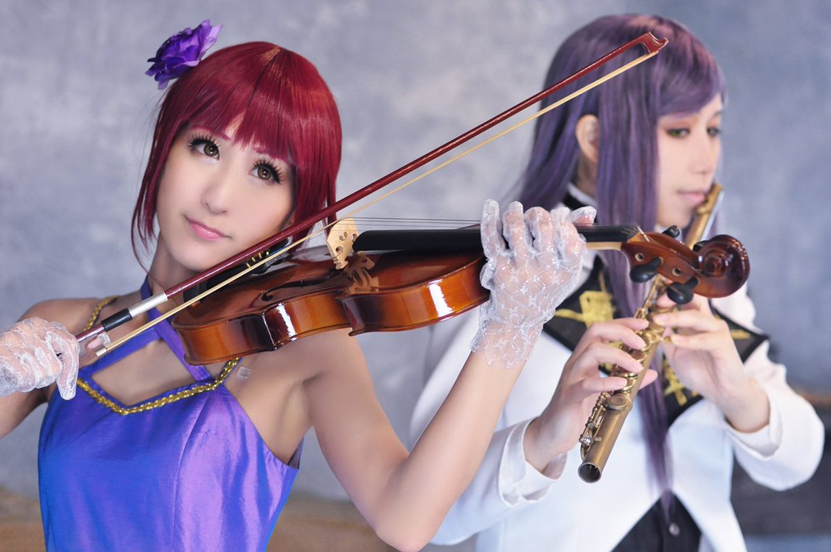 Cos*金色のコルダ2日野香穂子:花鈴柚木梓馬:私Photo by さくやさん&Thanks!花鈴コンサート衣装ゆのかほ Cos*金色のコルダ2日野香穂子:花鈴柚木梓馬:私Photo by さくやさん&Thanks!花鈴コンサート衣装ゆのかほ