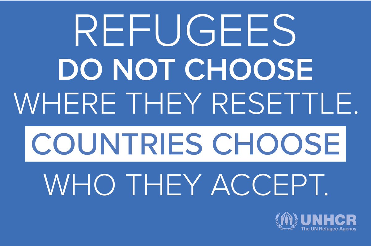 RT @UNHCRUSA: And just 1% of the world's refugees are resettled after rigorous security checks. https://t.co/c4KpGUlTkD